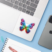 Schöne Butterfly Aufkleber (Laptop mit iPhone)