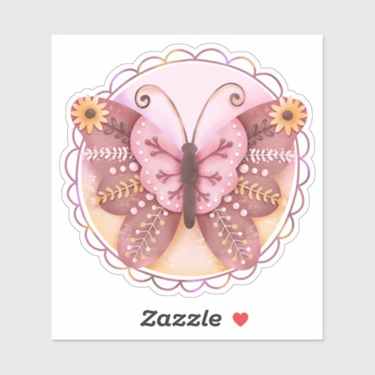 Schöne Butterfly Aufkleber (Blatt)