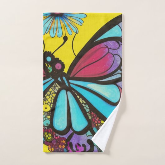 Schöne Butterfly Badhandtuch Set (Handtuch)