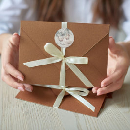 Schöne Butterfly-Brautparty Runder Aufkleber