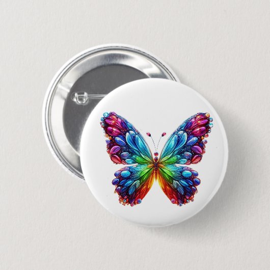 Schöne Butterfly Button (Vorne & Hinten)