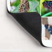 Schöne Butterfly Collage, 9 Fotos Mousepad (Ecke)