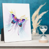 Schöne Butterfly Fotoplatte (Seite)