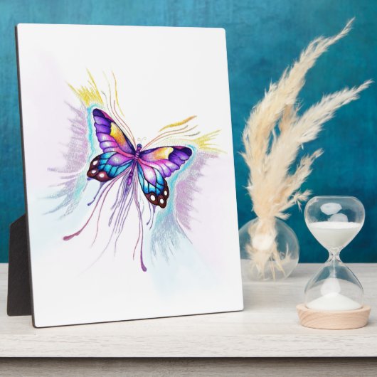 Schöne Butterfly Fotoplatte (Seite)