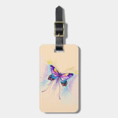 Schöne Butterfly Gepäckanhänger (Vorderseite vertikal)