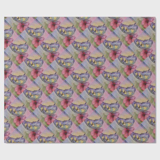 SCHÖNE BUTTERFLY GESCHENKPAPIER (Flach)