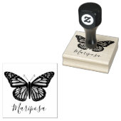 Schöne Butterfly Hand gezogen ZOLLEN SIE. Gummistempel (Stempel)