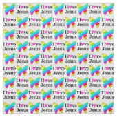 SCHÖNE BUTTERFLY I LIEBE JESUS STOFF (Muster)