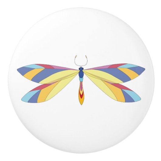 Schöne Butterfly-Keramik Keramikknauf (Vorderseite)
