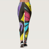 Schöne Butterfly Leggings (Rückseite)