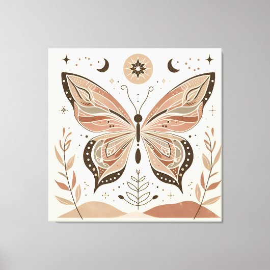 Schöne Butterfly Leinwand Kunst, Kultur (Vorderseite)