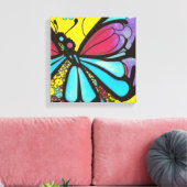 Schöne Butterfly Leinwanddruck (Insitu (Wohnzimmer))