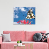 Schöne Butterfly Leinwanddruck (Insitu (Wohnzimmer))