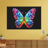 Schöne Butterfly Leinwanddruck (Insitu (Wohnzimmer))