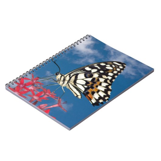 Schöne Butterfly Notizblock (Linke Seite)
