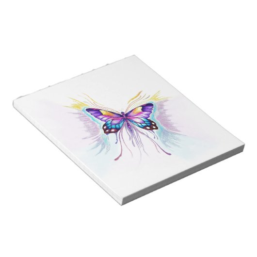 Schöne Butterfly Notizblock (angewinkelt)