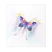 Schöne Butterfly Notizblock (Vorderseite)