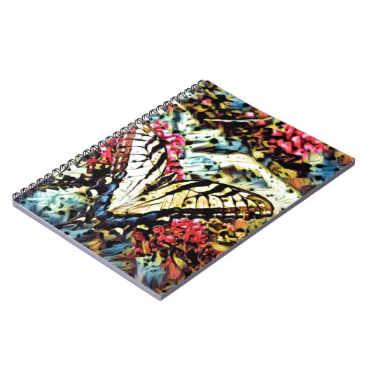 Schöne Butterfly Notizblock (Linke Seite)