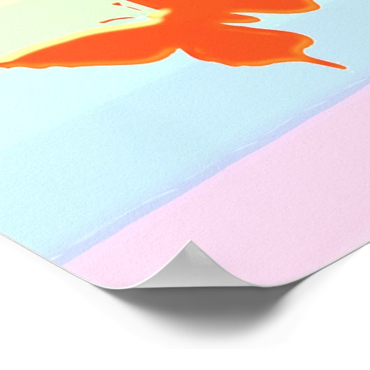 SCHÖNE BÜTTERFLY OBST DES SPIRITS POSTER (Ecke)