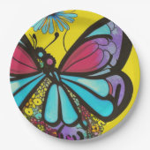 Schöne Butterfly Pappteller (Vorderseite)