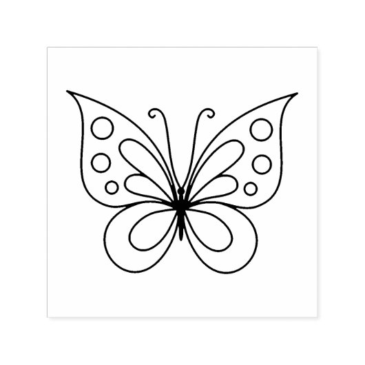 Schöne Butterfly Permastempel (Design)