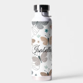Schöne Butterfly Personalisierte Wasserflasche Trinkflasche (Links)