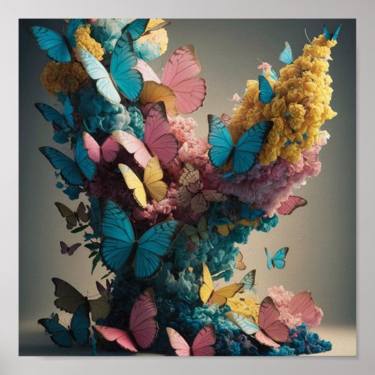 Schöne Butterfly Poster (Vorne)