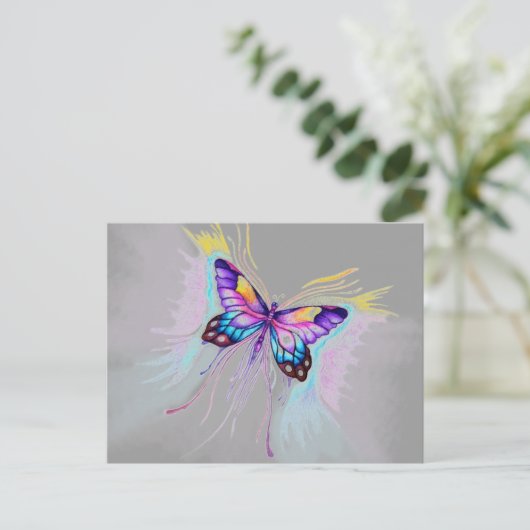 Schöne Butterfly Postkarte (Stehend Vorderseite)