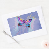 Schöne Butterfly Rechteckiger Aufkleber (Umschlag)