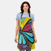 Schöne Butterfly Schürze (Getragen)