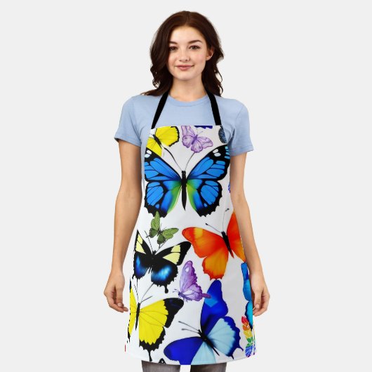 Schöne Butterfly Schürze (Getragen)