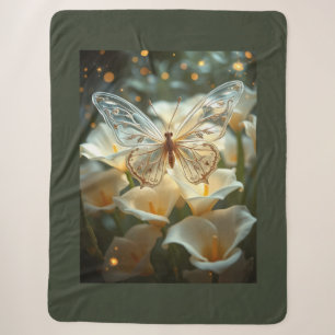 Schöne Butterfly Sherpadecke