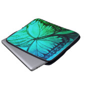 Schöne Butterfly Sketch Laptopschutzhülle (Vorne Knopf)