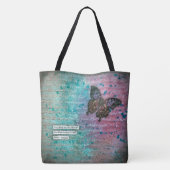 Schöne Butterfly Tasche (Rückseite)