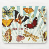 Schöne Butterflys Mousepad (Vorne)