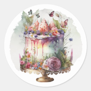 Schöne Cake Sticker