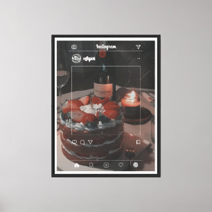 Schöne Cake Wall Art - Sweet Instagram Style De Leinwanddruck