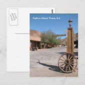 Schöne Calico Ghost Town Postcard! Postkarte (Vorne/Hinten)