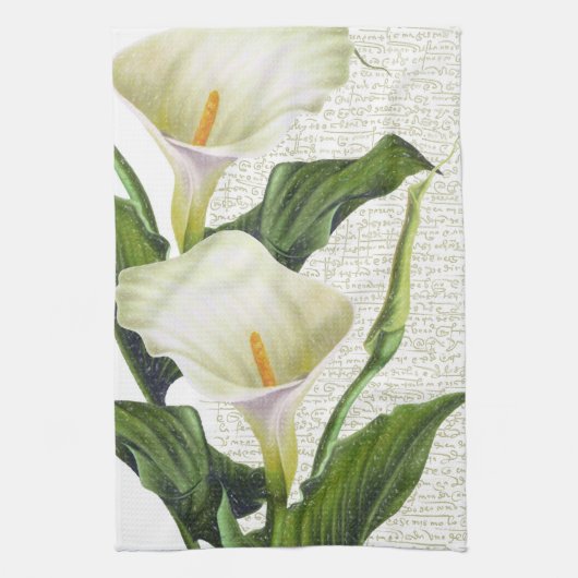 Schöne Calla-Lilien Handtuch (Vertikal)