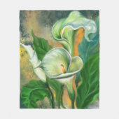 Schöne Calla Lily Blume Fleece Blanket (Vorderseite)