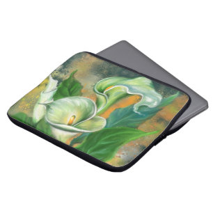 Schöne Calla Lily Blume Laptop Sleeve Malerei