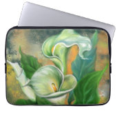 Schöne Calla Lily Blume Laptop Sleeve Malerei (Vorderseite)