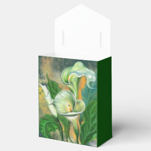 Schöne Calla Lily Blume - Migned Art Zeichnend Geschenkschachtel