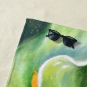 Schöne Calla Lily Blume - Migned Zeichnend Strandtuch (Beispiel)