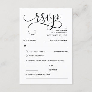 Schöne Calligraphy UAWG Enclosure Card Begleitkarte
