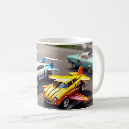 Schöne Car Kaffee Tasse niedlichen winzigen Autos (VorderseiteRechts)