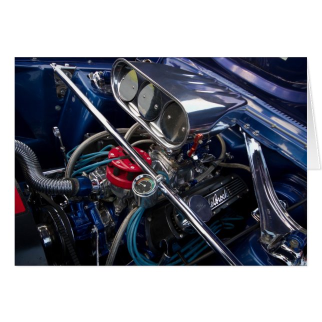 Schöne Car Motor Card (Vorderseite (Horizontal))