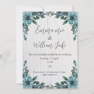 Schöne Card Hochzeitseinladung Einladung