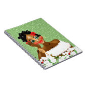 Schöne Caribbean Cook Nana Illustrationsgeschenke Notizblock (Rechte Seite)