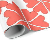 Schöne Cartoon Grußkarte mit farbenfroher Strömung Geschenkpapier (Rolleneckpunkt)